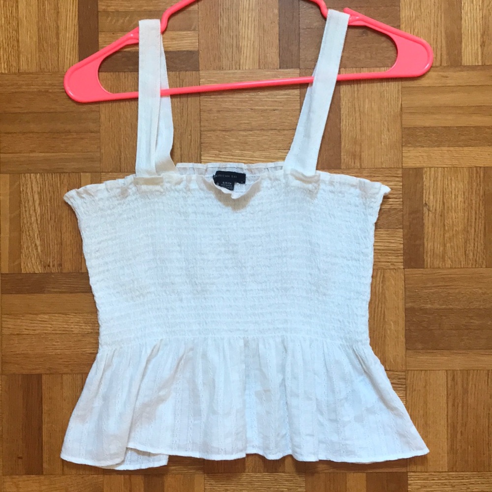 White crop top